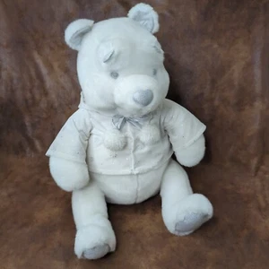 Disney Store Christmas Winnie the Pooh Snowflake Pals White Plush Stuffed - Picture 1 of 8