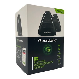 Guardzilla GZ521B HD All-in-one Video Security System Black Pack of 2 - Picture 1 of 12