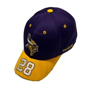 Baseballmütze Minnesota Vikings Peterson 28 Jugendliche verstellbar Netz bestickt NFL - Bild 1 von 9
