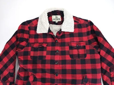 Chaqueta Outback Trading Lucinda Ranch Oculta Llevar Cuadros Sherpa Forrada Mujer 2XL Foto 1 de 4