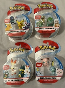 Pokémon Battle Figure Pack Lot - 4 Packs - Bild 1 von 2