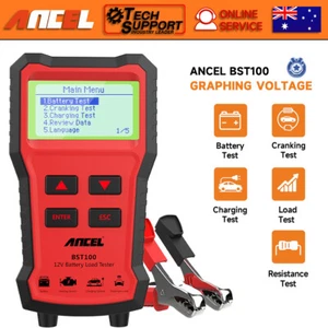 ANCEL BST100 Battery Load Tester Cranking Charging Test Battery Analyzer 12V - Picture 1 of 13