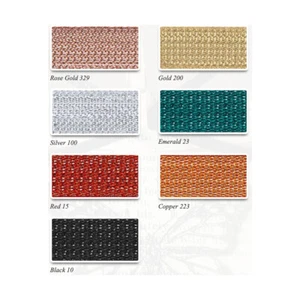 Berisfords 10mm x 2m, 5m or 20m Textured Metallic Ribbon Polyester Craft - Picture 1 of 10