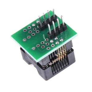 HIGH QUALITY usb programmer CH341A + SOIC8 clip + 1.8V SOIC8 + adapter X2Z0 - Picture 1 of 12