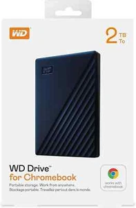 NEW WD 2TB PORTABLE HDD for CHROMEBOOK - FACTORY SEALED - Picture 1 of 1