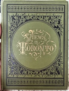 Toronto Canada 1887 Witteman view album tourists litho urban city views gilt - Picture 1 of 7