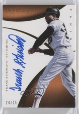 2014-15 Panini Immaculate Sports Variations /25 Frank Robinson #SVA-FR Auto HOF