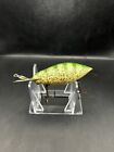 VINTAGE FISHING LURE! NO-EYE BOMBER! POINTED NOSE! CHRISTMAS TREE COLOR! WOW!