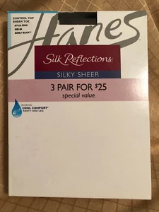 Hanes Silk Reflections Silky Sheer 3 Paar Sonderwert - Bild 1 von 5