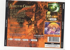Vagrant Story PS1 ARTWORK ONLY Authentic Original - Picture 1 of 1