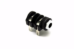 GENUINE JACK CLIFF UK MONO VINTAGE STYLE SWITCHED 1/4" 6.35mm WITH SOLDER LUGS - Picture 1 of 2