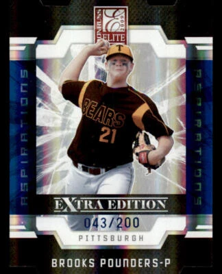 2009 Donruss Elite Extra Edition Aspirations #19 Brooks Pounders /200 - Image 1 of 2