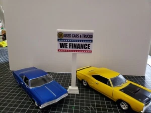 1:24 / 1:25 Scale Diorama OK Used Car Sign - Picture 1 of 4