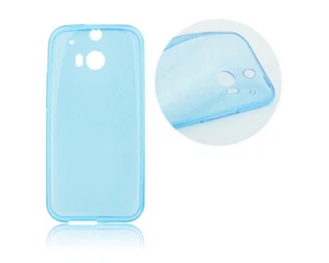 Transparent Ultra Thin 0,3mm TPU silicon case cover blue for HTC Desire 310 - Picture 1 of 1