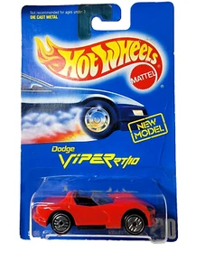 Hot Wheels Dodge Viper RT/10 Mattel 1991 Diecast New Model Red - Picture 1 of 14