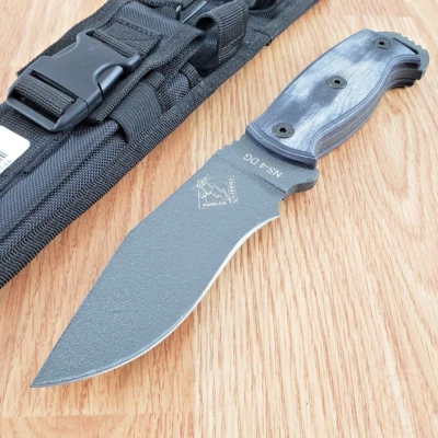 Cuchillos Ranger 2º Cuchillo Fijo 5.5" Recubierto Acero al Carbono Hoja Completa Mango de Madera Foto 1 de 4