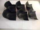 Set Of Six Rubber Gully Style PoolTable Corner Moulding for 8&quot; &amp; 9&quot; Ball Return