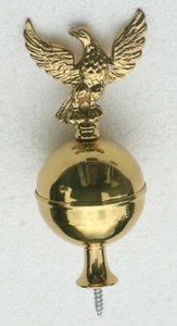 Brass Ball and Eagle Clock Final. - Picture 1 of 1