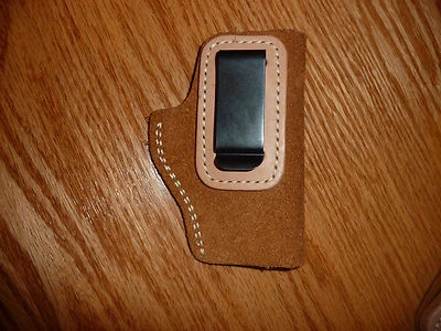 CUMBERLAND HOLSTER IWB Leather Concealment Holster Tan Colt Mustang Jimminez 380 Phoenix Jennings