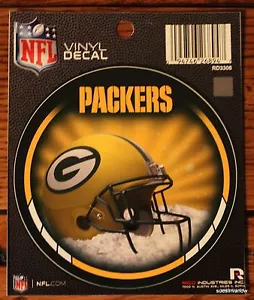Green Bay Packers 4.5" NFL Licensed Decal Window Sticker Football League - Picture 1 of 1