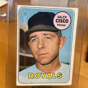 Galen Cisco 1969 Topps #211 Kansas City Royals Baseball Card EX - Picture 1 of 2
