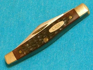 VINTAGE '83 CASE XX USA 6344 STOCKMAN CATTLE KNIFE KNIVES UTILITY SURVIVAL TOOLS - Picture 1 of 14