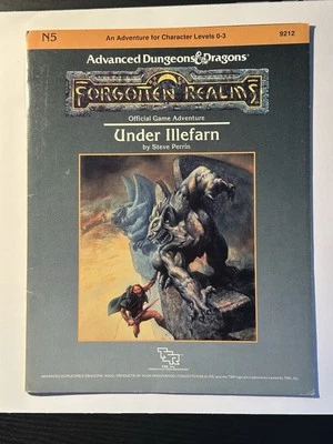 Advanced Dungeons and Dragons Under Illefarn 1987 Original Module N5 9212 - Image 1 of 4