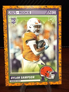Dylan Sampson Pumpkin Rookie Card-2025 Panini Score Cleveland Browns NFL RC - Picture 1 of 2