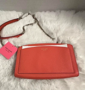 Bolso Bandolera Kate Spade Margaux East West Cuero Melocotón Nuevo con Etiquetas - Imagen 1 de 10