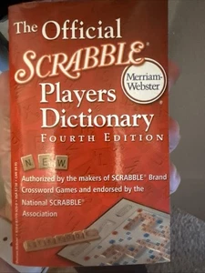 MERRIAM-WEBSTER THE OFFICIAL SCRABBLE PLAYERS DICTIONARY FOURTH EDITION 2005 - Picture 1 of 2