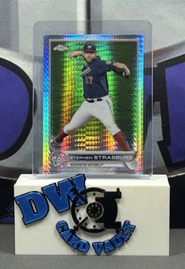 2022 Topps Chrome Sonic Prism Refractor #184 Stephen Strasburg - Picture 1 of 2