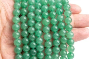 Natural Green Aventurine Gemstone 4 MM Round Smooth Beads Strand 15.5" - Picture 1 of 1