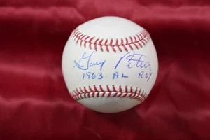 Gary Peters Autograph Major League OML Signed Baseball 1963 AL ROY - Picture 1 of 1