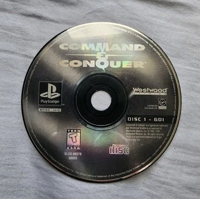 Command & Conquer (Sony PlayStation 1, 1996) PS1 DISC 1 ONLY Tested  - Image 1 of 2