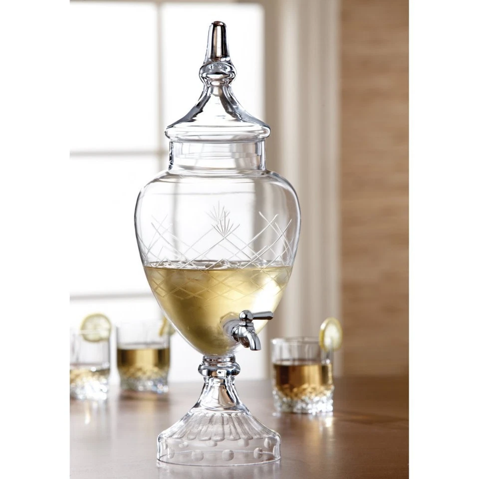 210965-GB Dispensador de Bebidas Frías con Jarra de Vidrio de Capacidad de 1 Galón, Fugas-... Foto 1 de 1