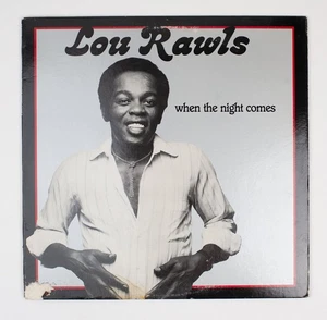Lou Rawls - When The Night Comes LP Record 1983 Epic Soul 33 RPM - Imagen 1 de 4
