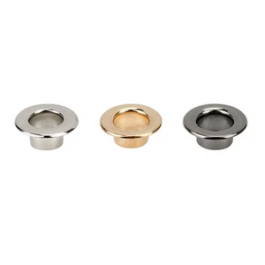100set Flat Type Brass Eyelet with Grommet for Scrapbooking Cap Leathercraft Bag - Picture 1 of 18
