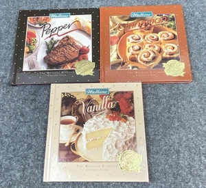 The Watkins Kitchen Collection: 3 Cookbooks Pepper Vanilla Cinnamon Slip Cover - Picture 1 of 14