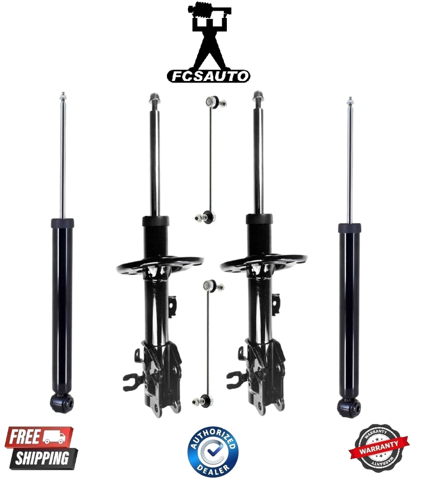 Complete Front Strut & Rear Shock Assembly with Sway Bar fits 13-16 Mazda CX-5 - Изображение 1 из 1