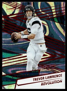2025 Panini Revolution Red Swirl Trevor Lawrence Jacksonville Jaguars #157 - Picture 1 of 2