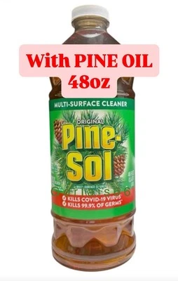 Limpiador multisuperficie ácido glicólico fórmula original Pine Sol con aceite de pino 48 oz Foto 1 de 4