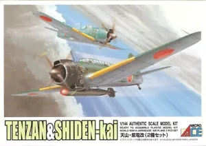 Micro Ace 1:144 IJN Tenzan & Shiden-Kai - Twin Kit - Picture 1 of 2