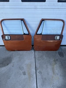 FULL HARD DOORS 87-95 Jeep Wrangler YJ 76-86 CJ7 w/ Windows READ - Picture 1 of 23