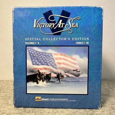 Victory at Sea VHS Set Special Collectors Edition Vol 1-6 UNOPENED - Image 1 of 4
