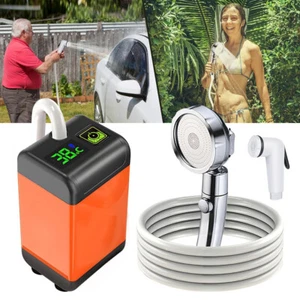 Portable Shower Camping Shower Outdoor Shower Pump Intelligent Digital Display - Picture 1 of 13