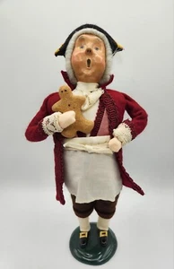 Byers Choice Carolers 1996 Hombre VENDEDOR DE PAN DE JENGIBRE Gritos de Londres 13"  - Imagen 1 de 6