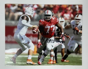 Ohio State Buckeyes Michael Hill #77 Autographed 8x10 Color Photo COA BUF - Picture 1 of 1