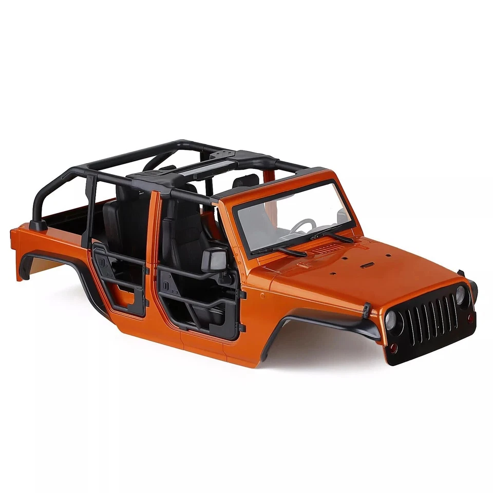 313mm Wheelbase Tube Door Shell for 1/10 RC Crawler Axial SCX10 Jeep Wrangler - Image 1 of 4