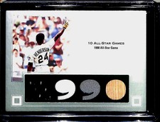 2006 Topps Sterling 4 Piece Relic #RH-AS5 Rickey Henderson No 10 of 10