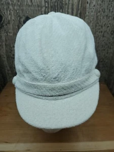 Charter Club Womens White Paper Boy Newsboy Hat Cap One Size Rayon Cotton - Picture 1 of 8